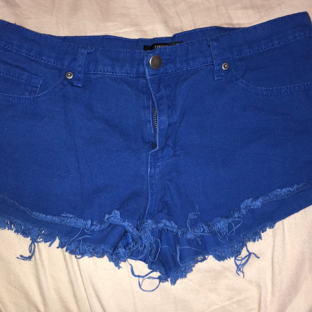 Royal blue shorts